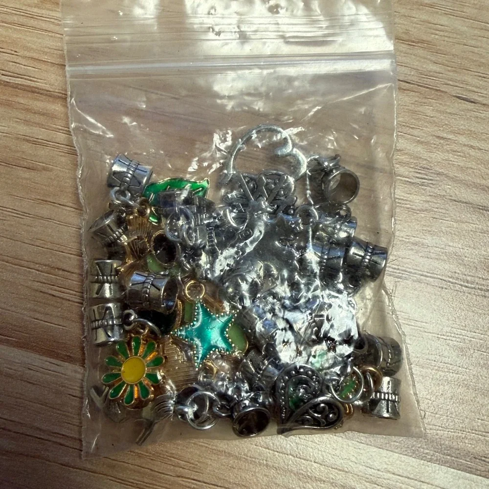 DIY Jewelry Making Kit Beads Charms Bracelet‎ Necklace Pendant Craft Supplies